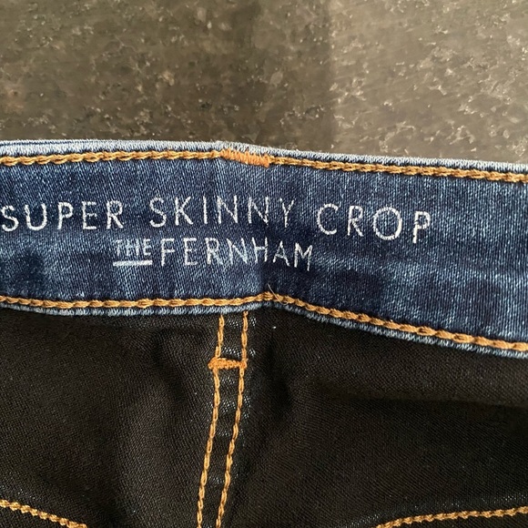 Jack Wills Ferham Super Skinny Crop Blue Denim Size 28 - Picture 12 of 13